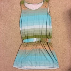 Multicolor stripped dress